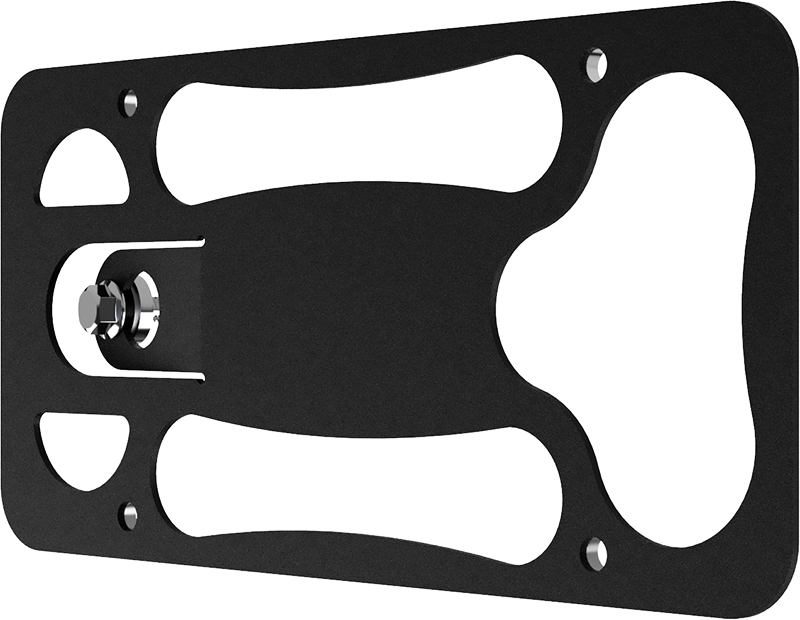 The CravenSpeed Platypus License Plate Mount for the Ford Bronco Modular Bumper